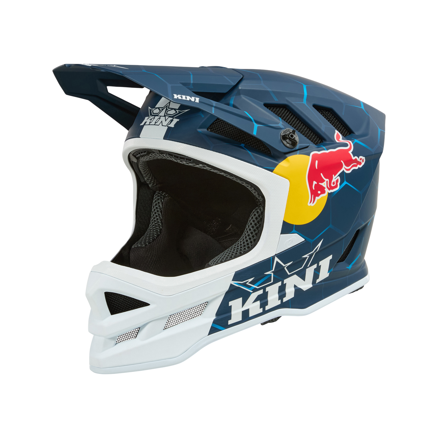 Casque VTT O'NEAL DHC KINI RED BULL 1.0 Blanc/Bleu