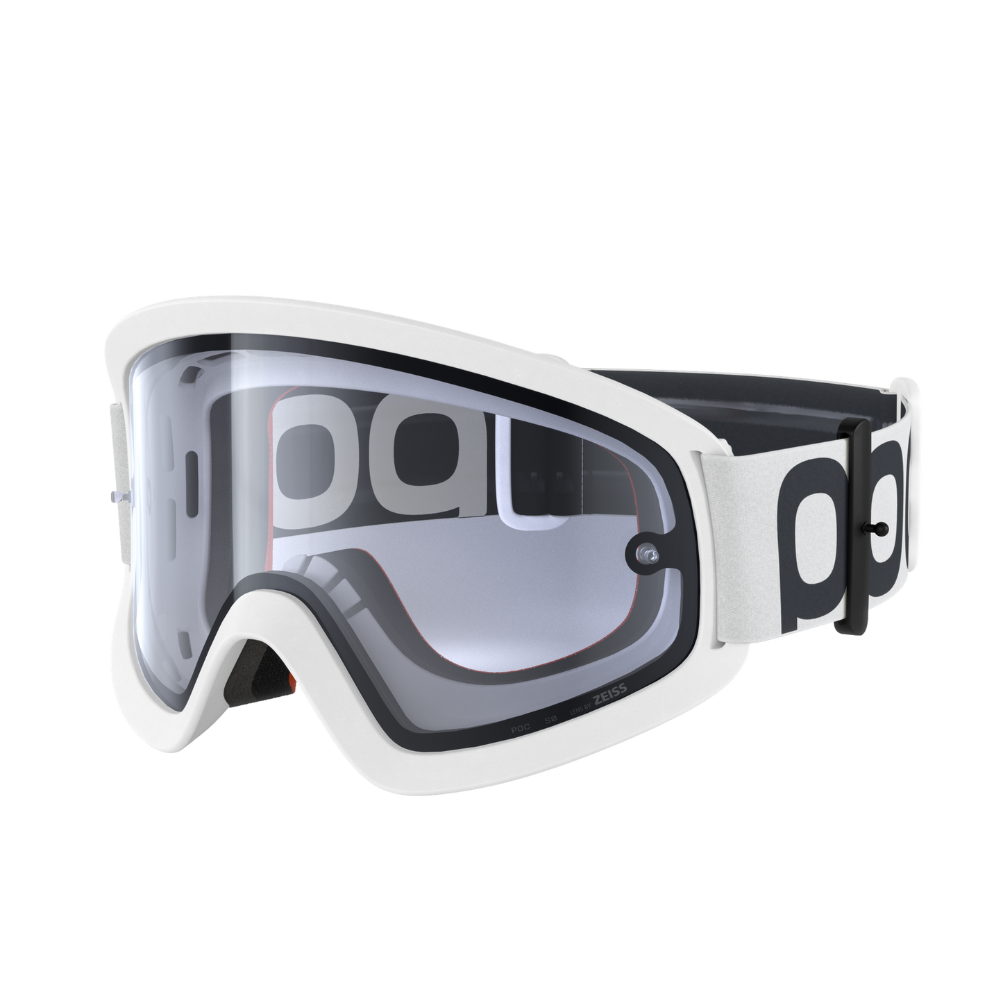 Maske POC ORA DH Weiß Transparenter Schirm