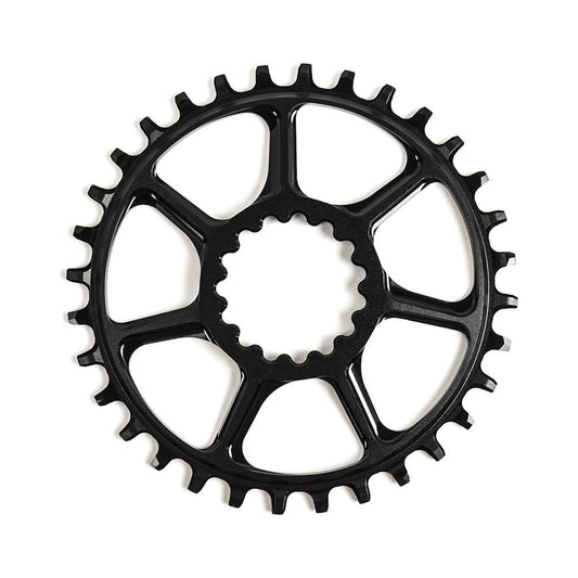 Plateau Mono E-THIRTEEN UL Ultralight 10/11/12V Direct Mount Boost Offset 5mm — vue du plateau sur fond blanc