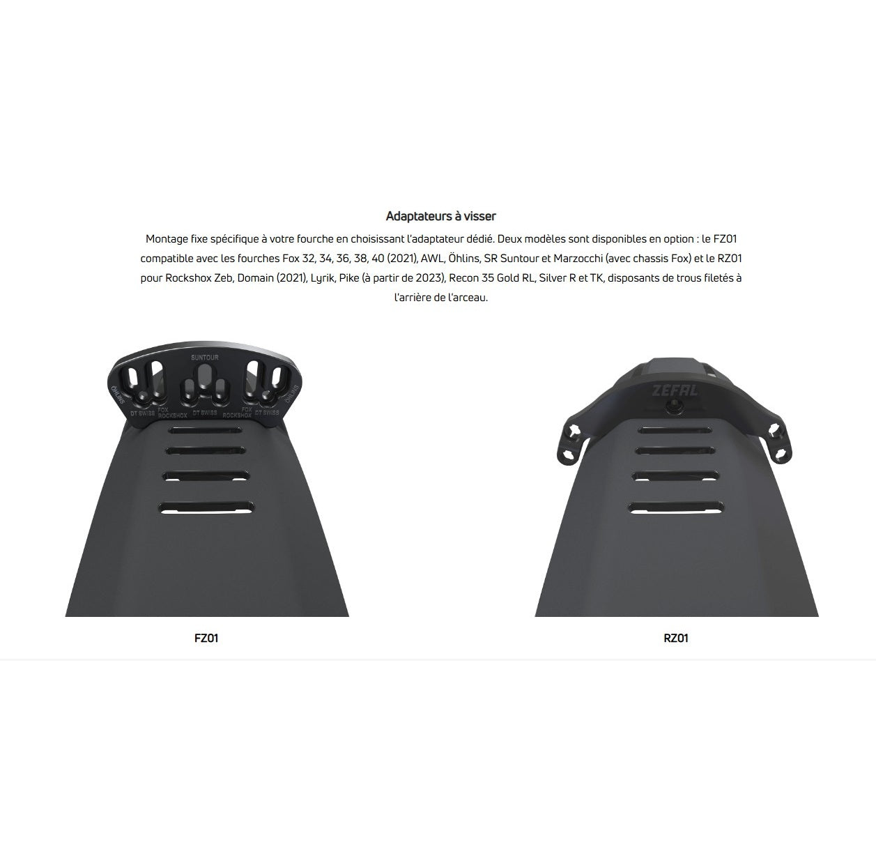 Garde-Boue Avant ZEFAL DEFLECTOR FM40