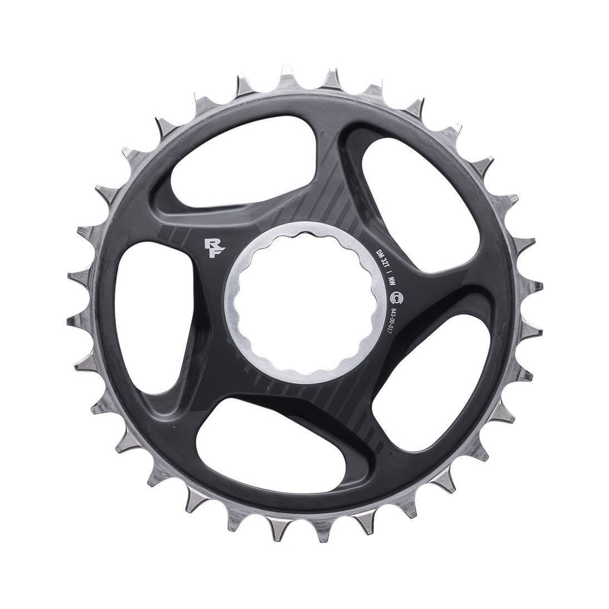 Plateau Mono RACE FACE ERA Shimano 12V DMW 55mm — vue du plateau sur fond blanc
