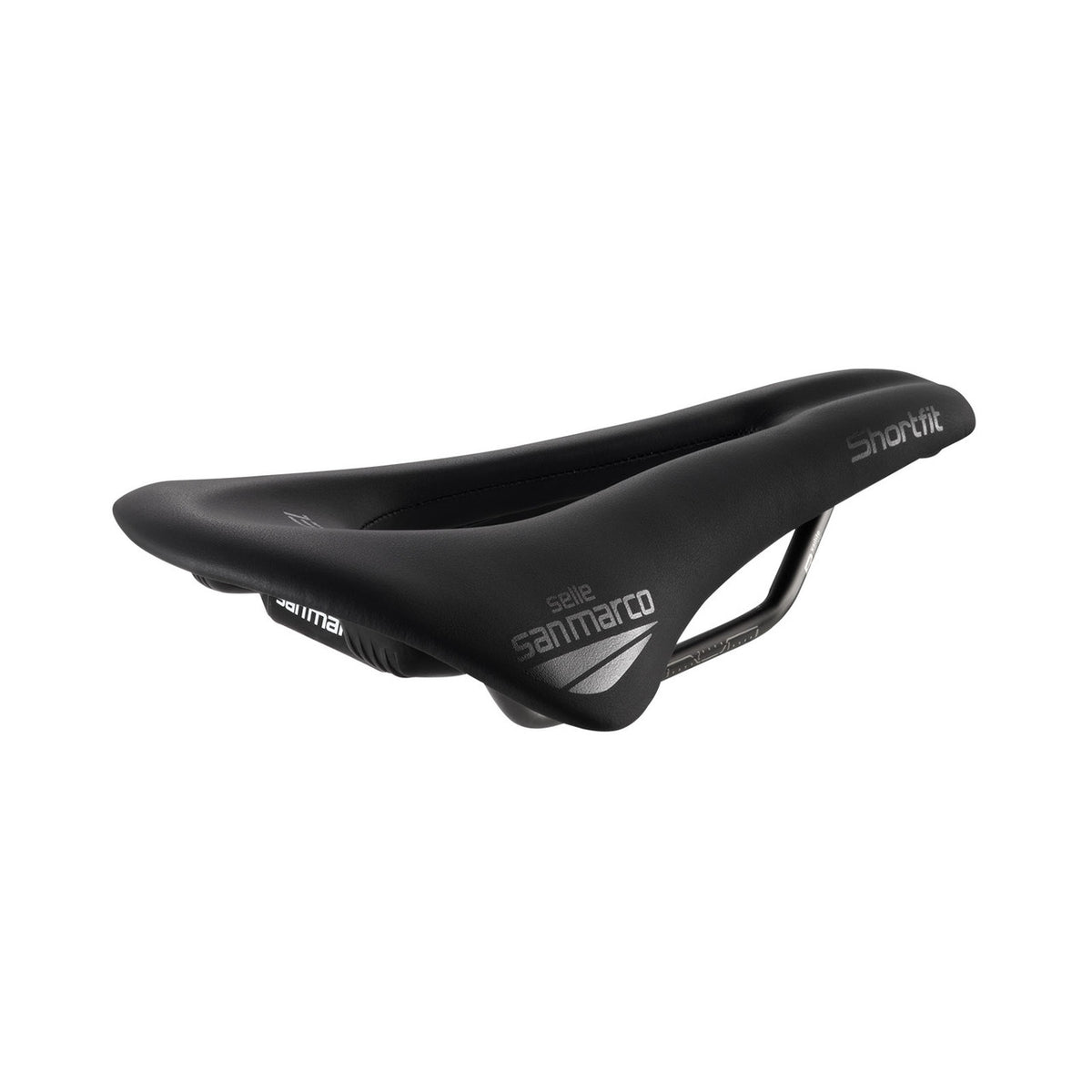 SAN MARCO Shortfit 130 Racing S3 Sattel – Dreiviertelansicht