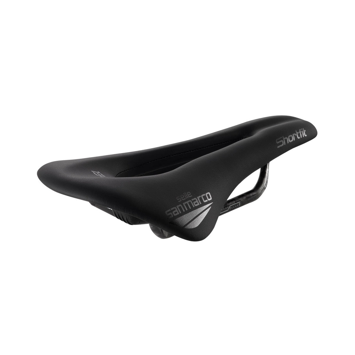 SAN MARCO Shortfit 130 Carbon FX S3 Sattel – Dreiviertelansicht