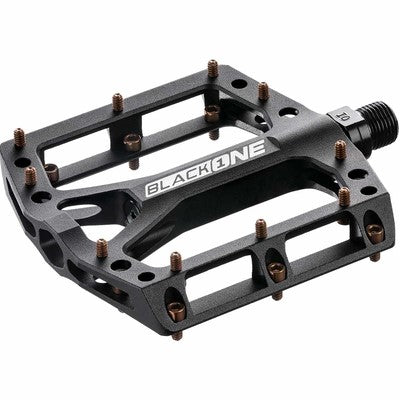 REVERSE COMPONENTS BLACK ONE Flache Pedale Schwarz/Bronze
