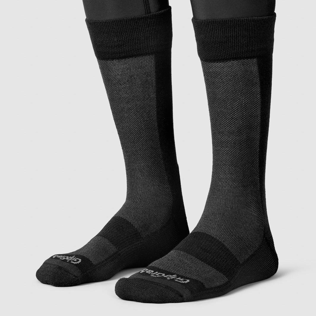 Chaussettes GRIPGRAB ALPINE MERINO HIGH Noir