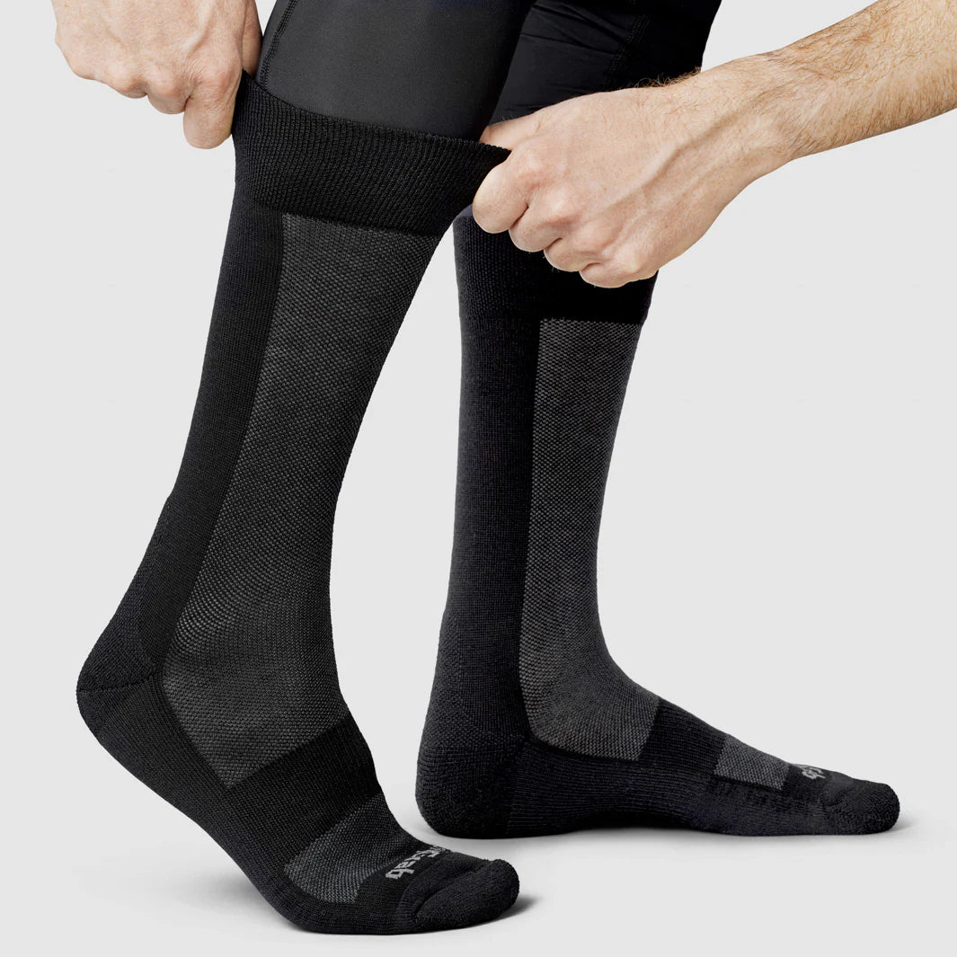 Chaussettes GRIPGRAB ALPINE MERINO HIGH Noir