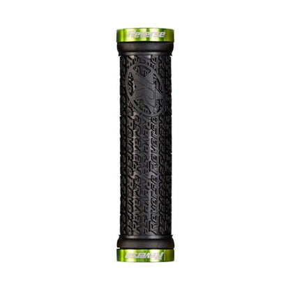 Grips REVERSE COMPONENTS STAMP Lock-On Ø 30mm Noir/Vert