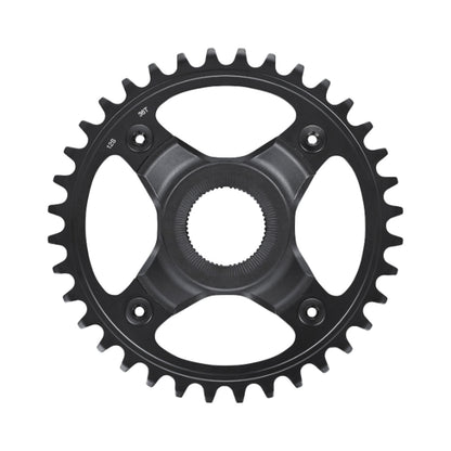Plateau Mono E-Bike SHIMANO SM-CRE70-12-B 12V Ligne de chaîne 55 mm — vue du plateau sur fond blanc
