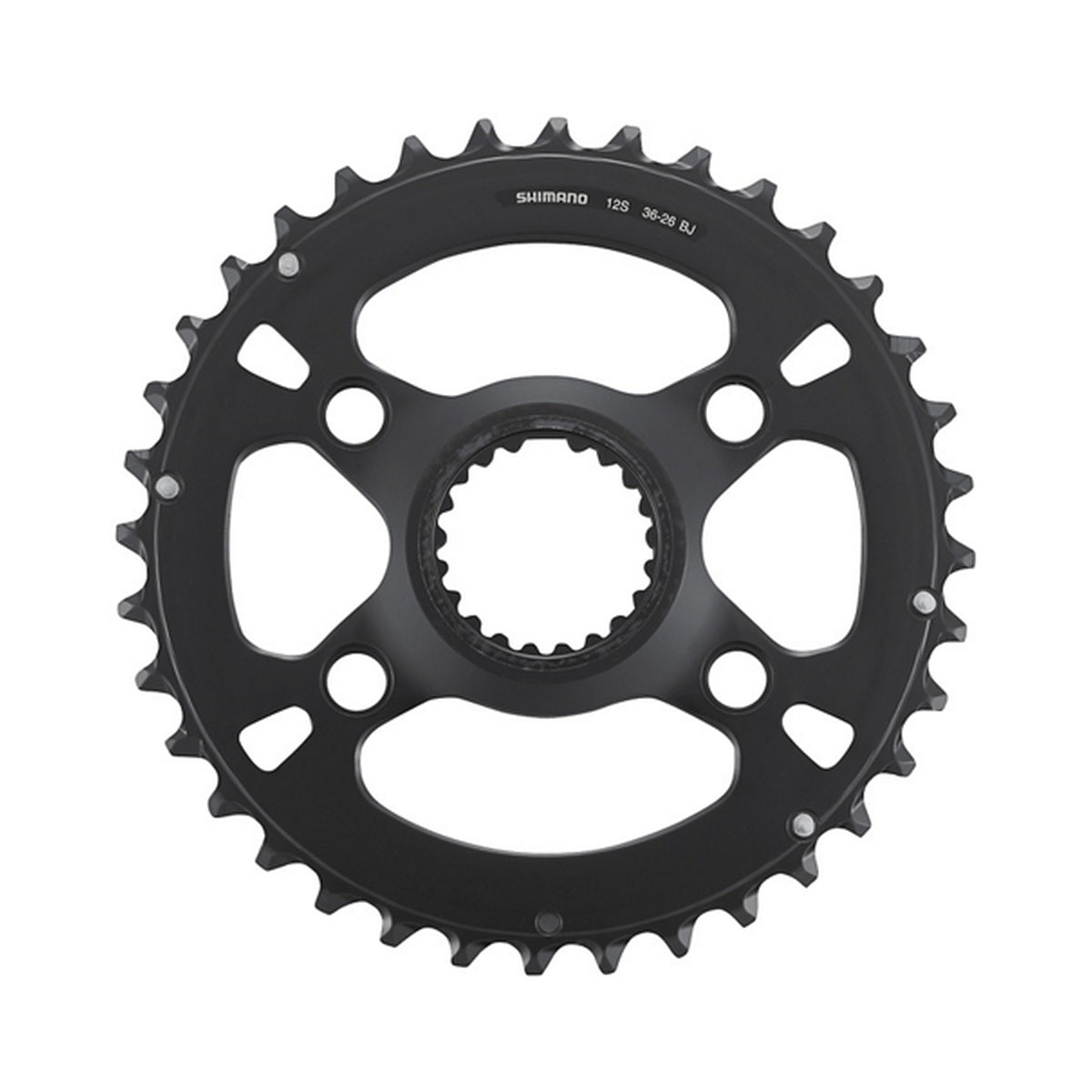 Plateau Extérieur SHIMANO SLX pour FC-M7100-2/FC-M7120-B2 (26-36 dents) 12V — vue du plateau sur fond blanc