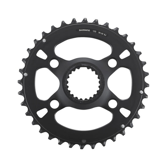 Äußeres SHIMANO SLX Kettenblatt für FC-M7100-2/FC-M7120-B2 (26–36 Zähne), 12-fach — Kettenblatt auf weißem Hintergrund