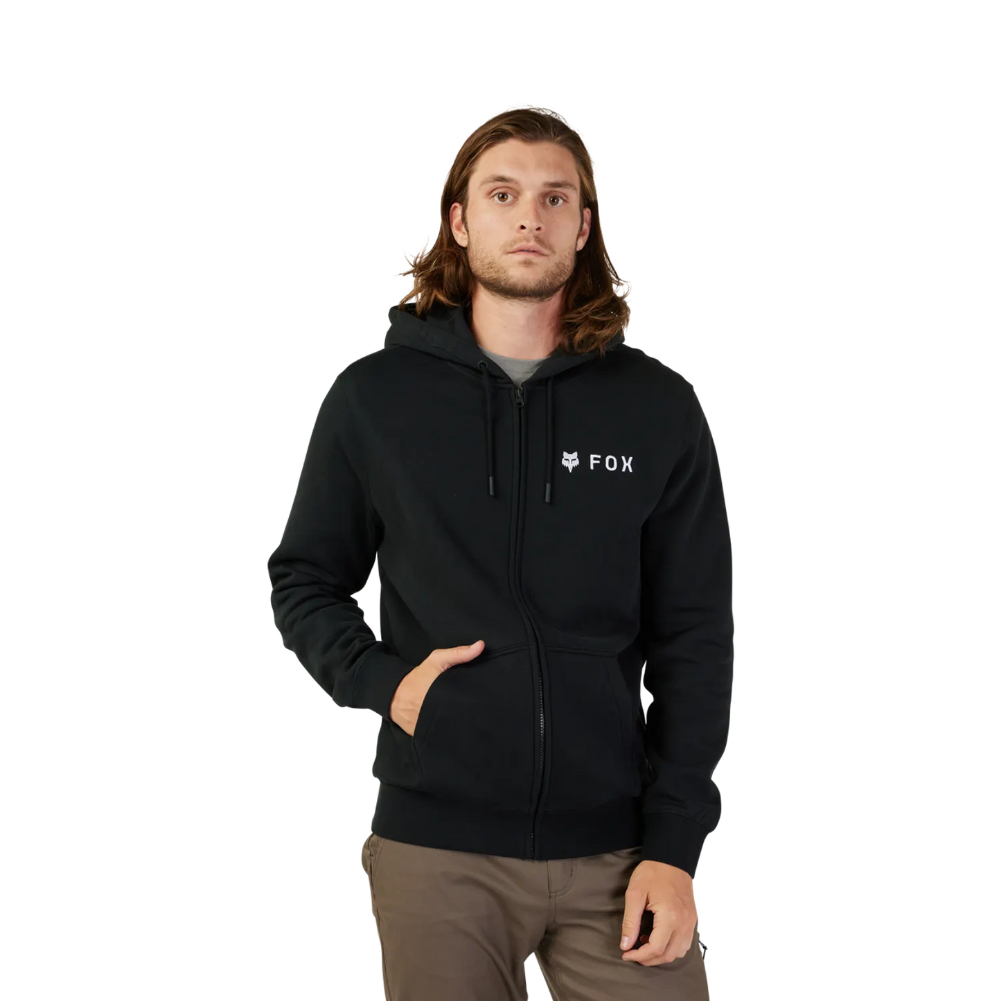 FOX ABSOLUTE ZIP Kapuzensweatshirt Schwarz