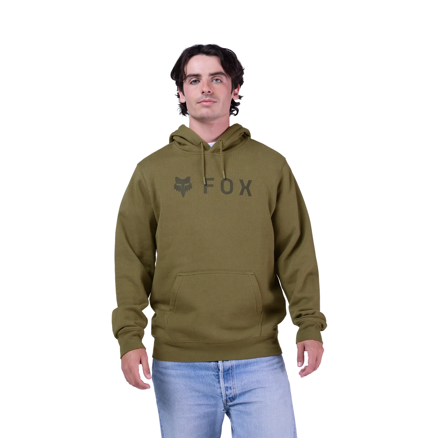 FOX ABSOLUTE FLEECE Kapuzensweatshirt Olivgrün