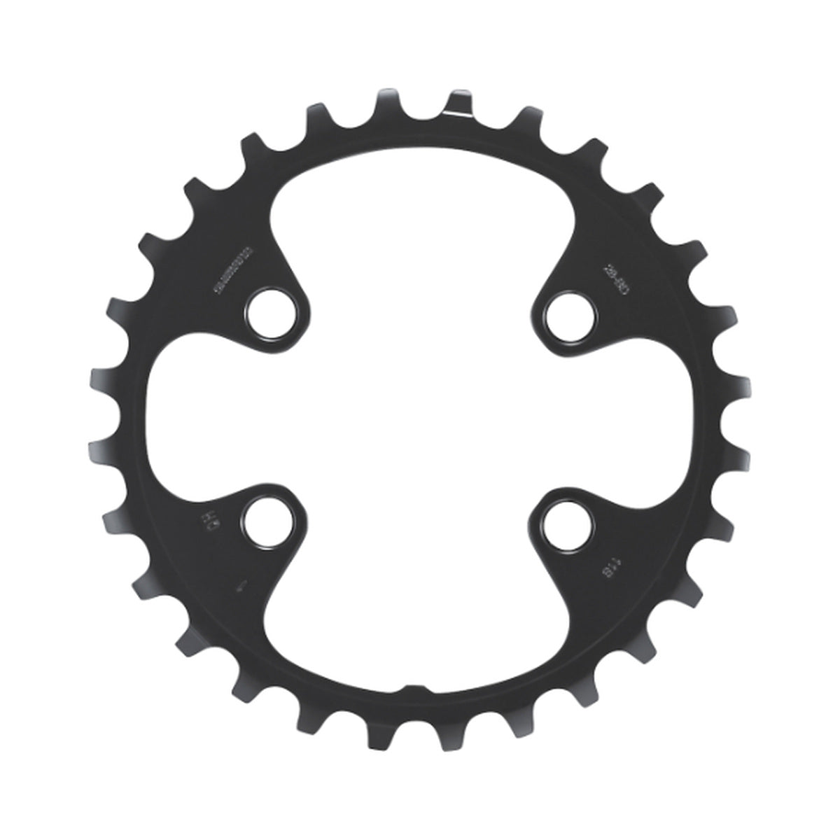 Inneres SHIMANO SLX Kettenblatt für FC-M7000-11-2/FC-M7000-11-B2 (28–38 Zähne), 11-fach — Kettenblatt auf weißem Hintergrund