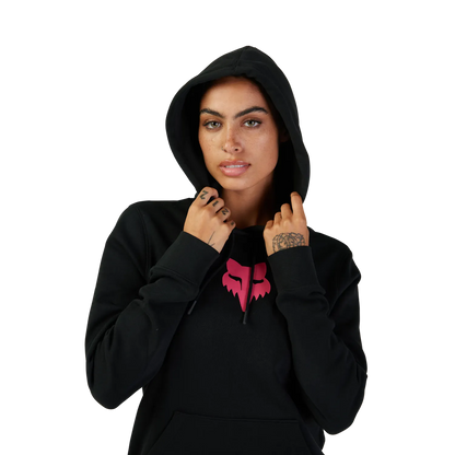 FOX HEAD Damen-Kapuzenpullover Schwarz/Rosa