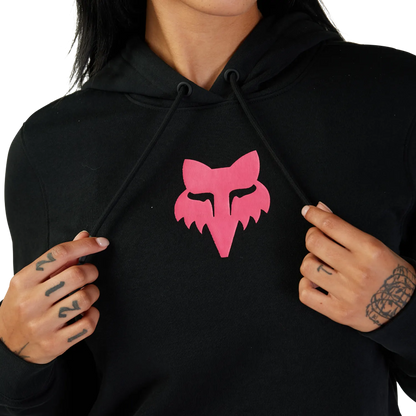 FOX HEAD Damen-Kapuzenpullover Schwarz/Rosa