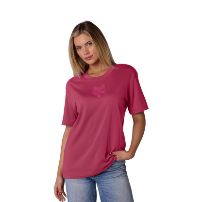 T-Shirt FOX HEAD Manches Courtes Femme Rose Berry