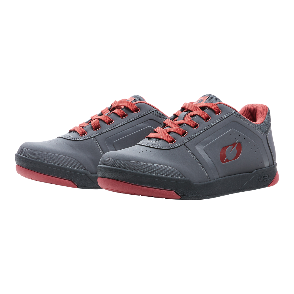 O'NEAL PINNED FLAT MTB-Schuhe Grau/Rot