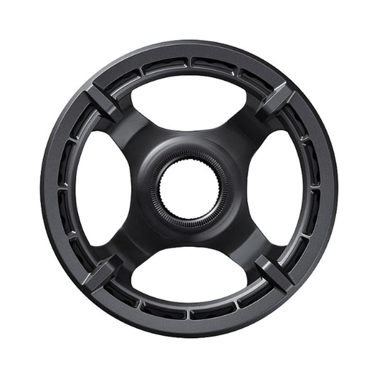 Plateau Mono E-Bike SHIMANO SM-CRE61 9/10/11V Simple Guide Chaine — vue du plateau sur fond blanc