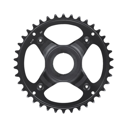 Plateau Mono E-Bike SHIMANO SM-CRE70 9/10/11V — vue du plateau sur fond blanc