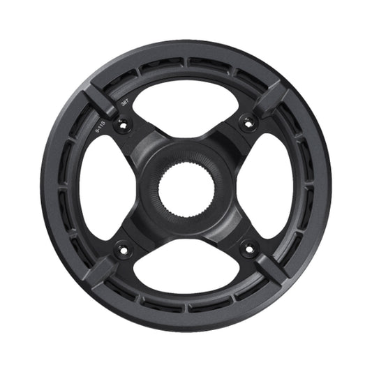 Plateau Mono E-Bike SHIMANO SM-CRE70 9/10/11V Double Guide Chaine — vue du plateau sur fond blanc