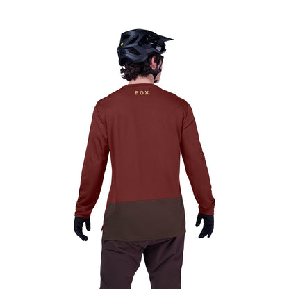 Trikot FOX RANGER FOX HEAD Langarm Bordeaux