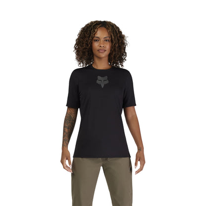 FOX RANGER HEAD Trikot Damen Kurzarm Schwarz
