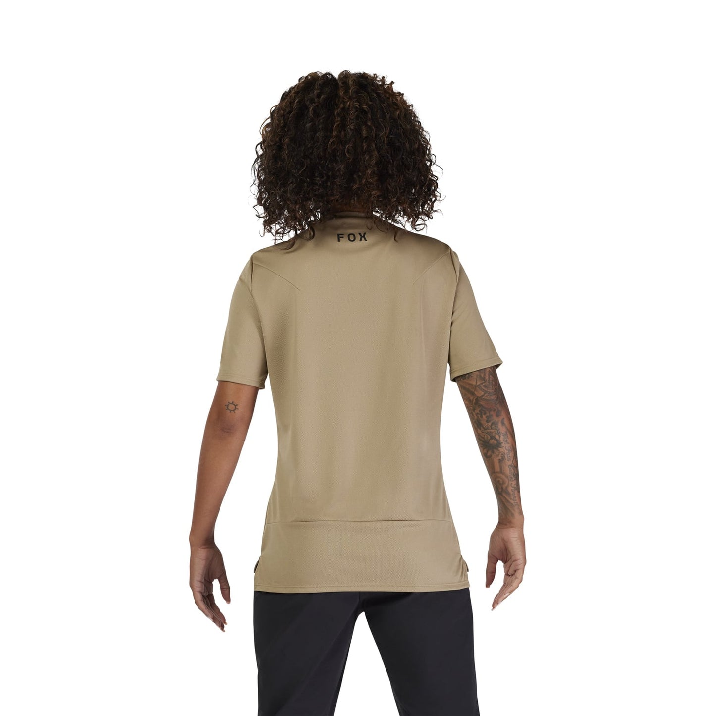 Maillot FOX RANGER HEAD Femme Manches Courtes Beige 2025