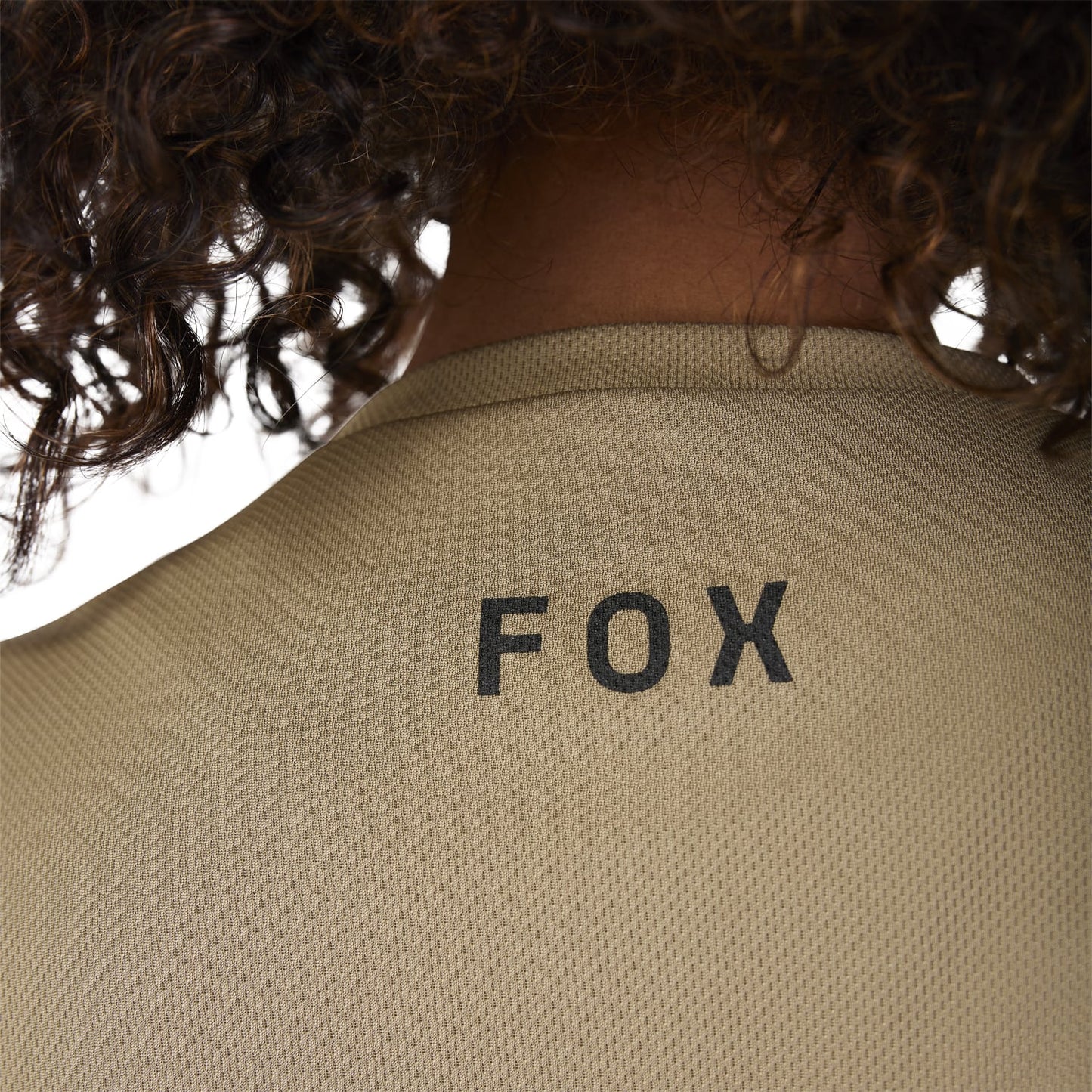 Maillot FOX RANGER HEAD Femme Manches Courtes Beige 2025