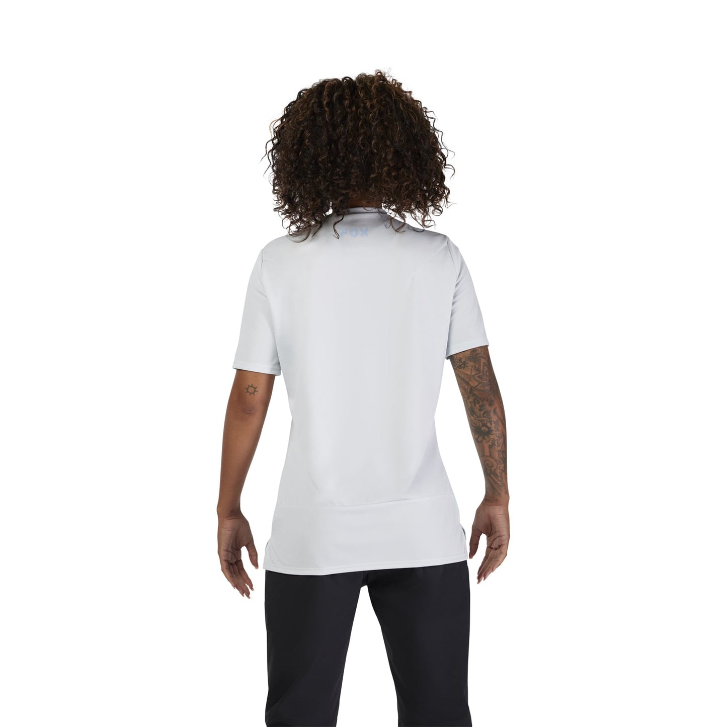 Maillot FOX RANGER HEAD Femme Manches Courtes Bleu Pâle 2025