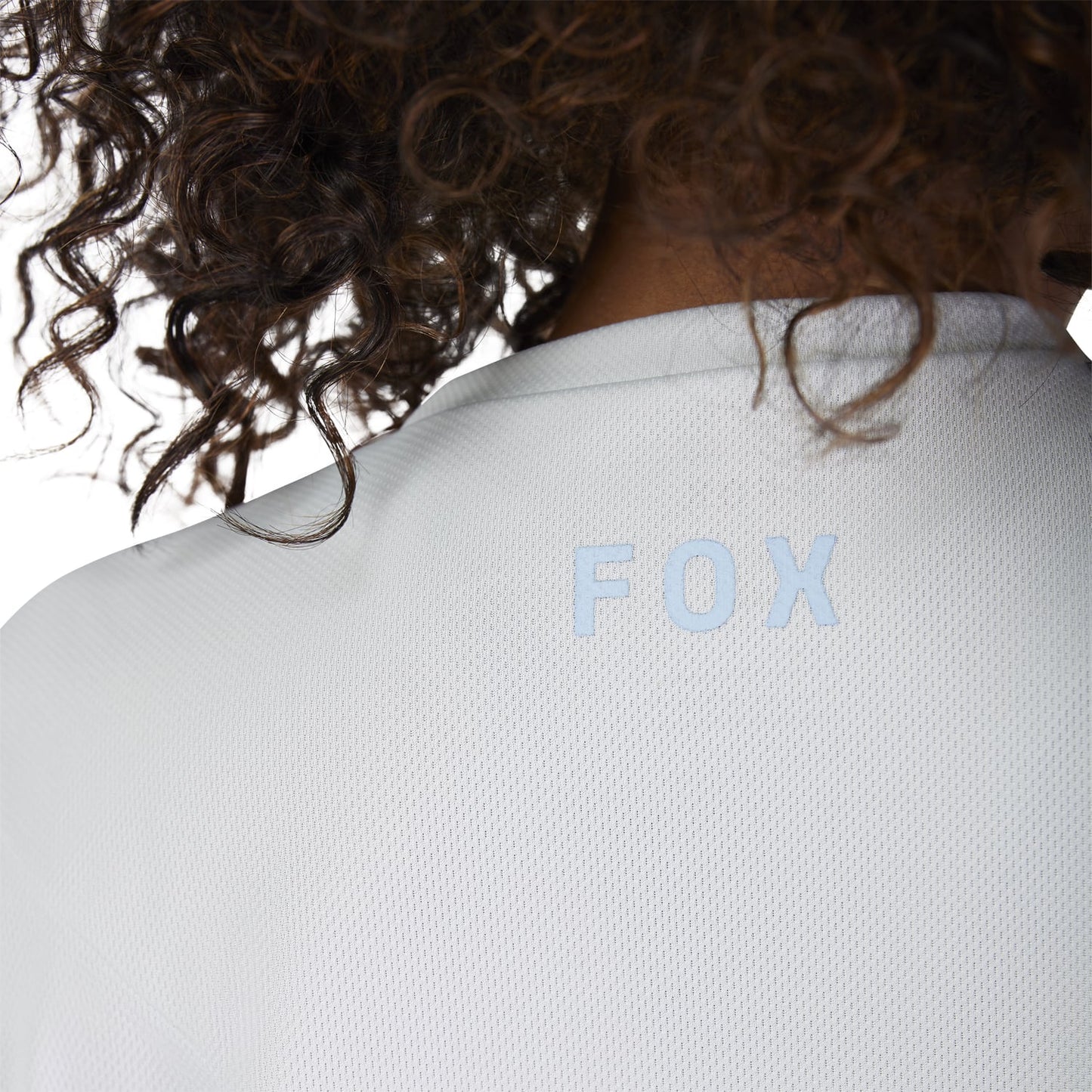 Maillot FOX RANGER HEAD Femme Manches Courtes Bleu Pâle 2025