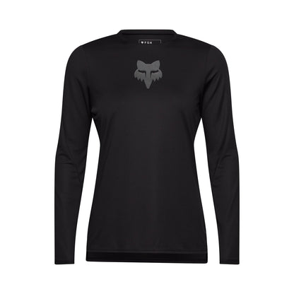 FOX RANGER HEAD Damen-Trikot Langarm Schwarz