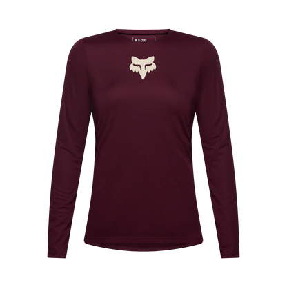 Maillot FOX RANGER FOX HEAD Femme Manches Longues Bordeaux