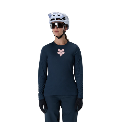 Maillot FOX RANGER FOX HEAD Femme Manches Longues Bleu