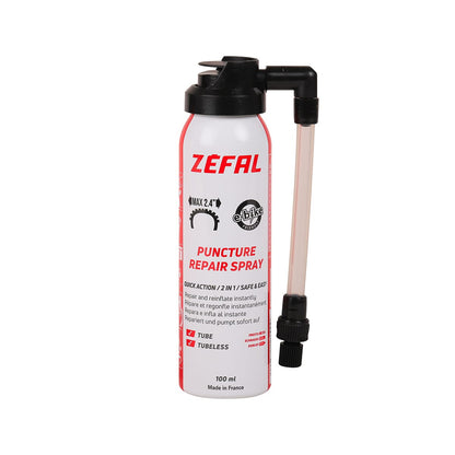 Reifenpannenspray ZEFAL REPAIR (100 ml, 2.2") + Rahmenhalterung