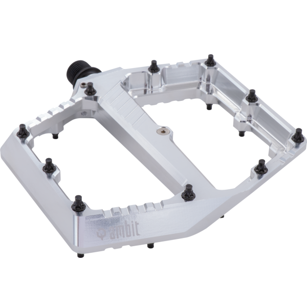 Flache Pedale AMBIT Breach Medium Silber