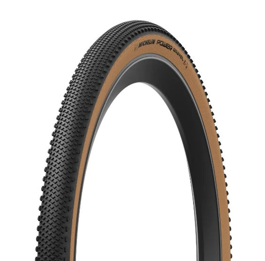 Pneu MICHELIN POWER GRAVEL Competition Line 700x35c Tubeless Ready Marron