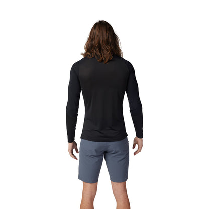FOX FLEXAIR ASCENT Langarm-Trikot Schwarz
