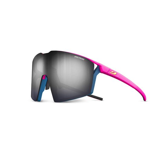 Lunettes JULBO EDGE Rose fluo/Bleu Spectron 3 Smoke