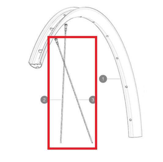 SET 12 AR-SPEICHEN MAVIC CROSSONE/CROSSRIDE FTSX/AKSIUM DISC 9 & DISC ALLROAD 12 294MM
