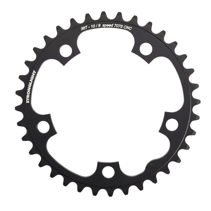 Innenkettenblatt 9/10V STRONGLIGHT ALU 7075 Typ S 110 mm Schwarz