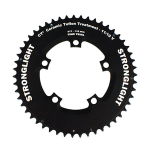 Äußeres Kettenblatt STRONGLIGHT CT² TIME TRIAL Typ S 110 mm 10/11-fach