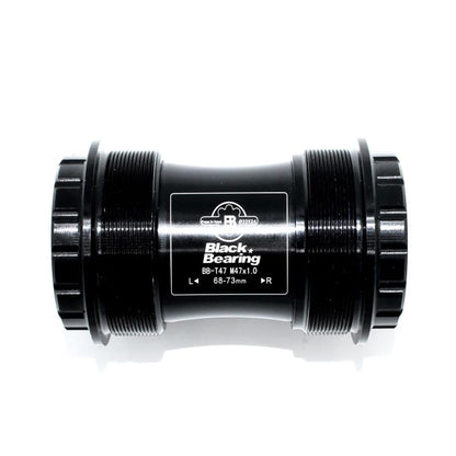 Tretlagergehäuse BLACK BEARING T47 68/73 Achse 24 mm und GXP Stahl