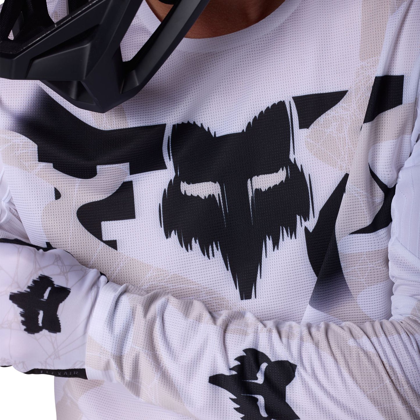 Maillot FOX FLEXAIR DIFFUSE SE Manches longues Blanc