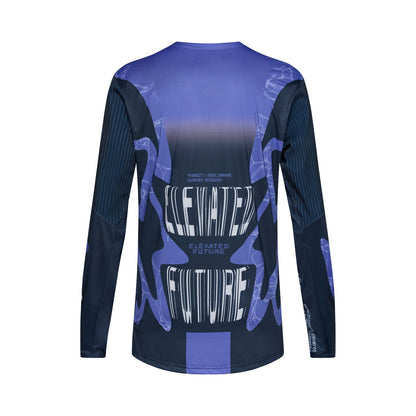 Maillot FOX FLEXAIR DIFFUSE SE Manches Longues Violet Blueberry