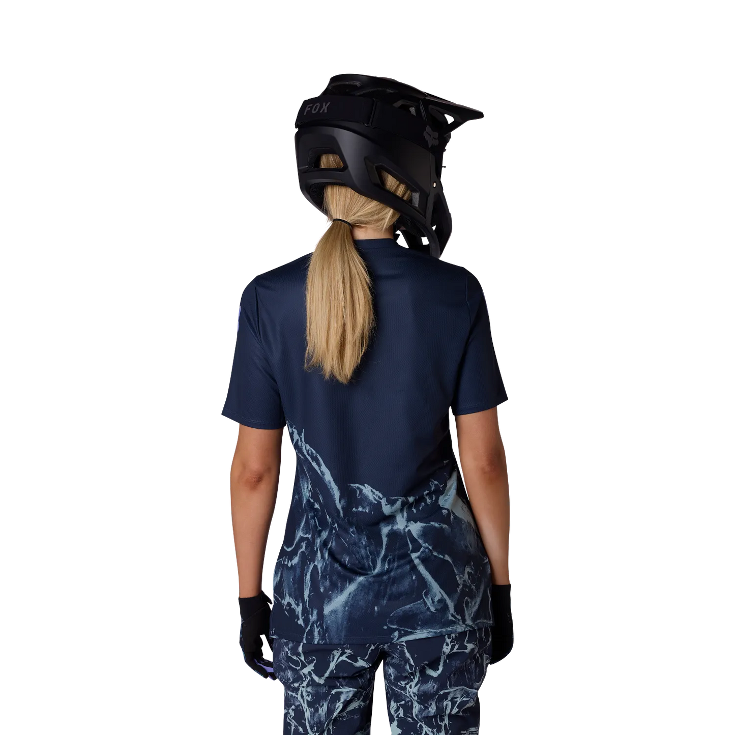 Maillot FOX RANGER IMAGE PRINT Femme Manches Courtes Arctic Blue