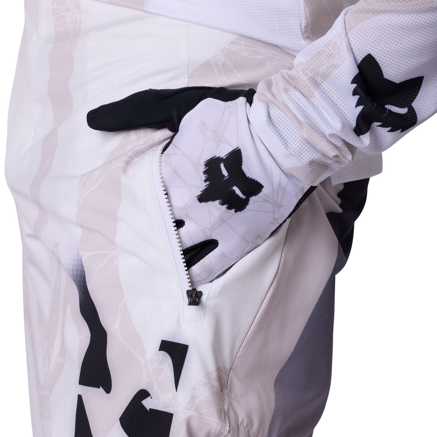 Pantalon FOX FLEXAIR DIFFUSE SE Blanc