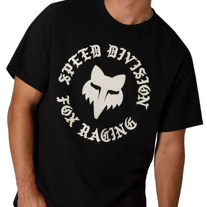 T-Shirt FOX BADGE 195 ORIGINAL Kurzarm Schwarz