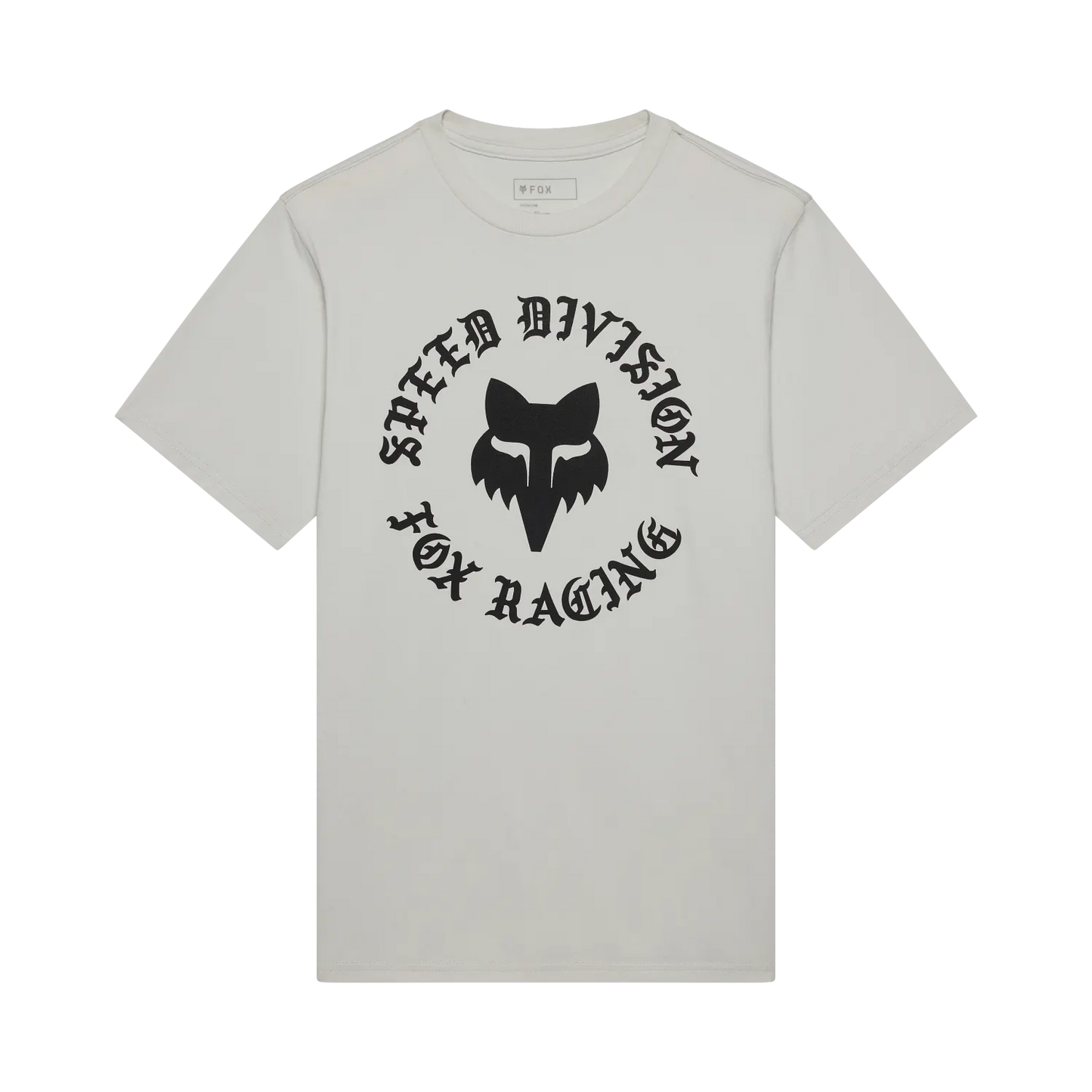 T-Shirt FOX BADGE 195 ORIGINAL Kurzarm Light Grey