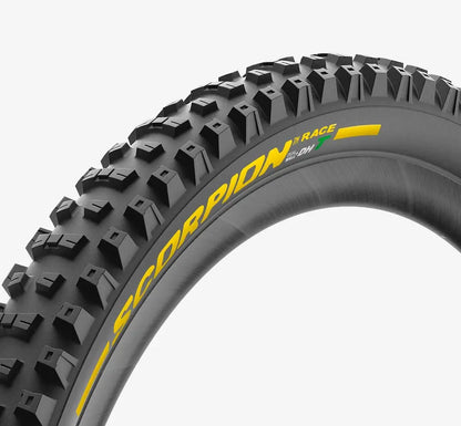 Reifen PIRELLI SCORPION RACE DH T 27.5x2.5 Tubeless Ready Faltbar Schwarz/Gelb 3907400