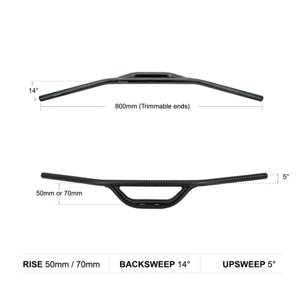 Cintre REDSHIFT Top Shelf Flat Rise 70mm 800mm